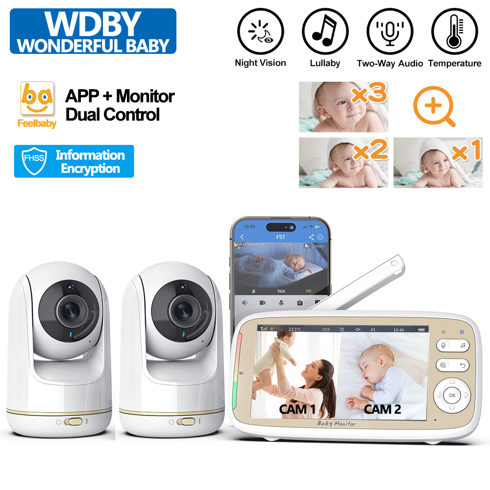 Audio Hd Music - VB803 PRO Baby Monitor, с 2шт