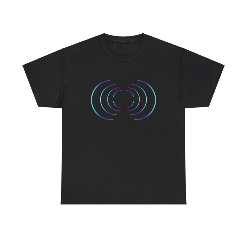 Audio Music Wave - Футболка с графическим рисунком Wave Frequency,