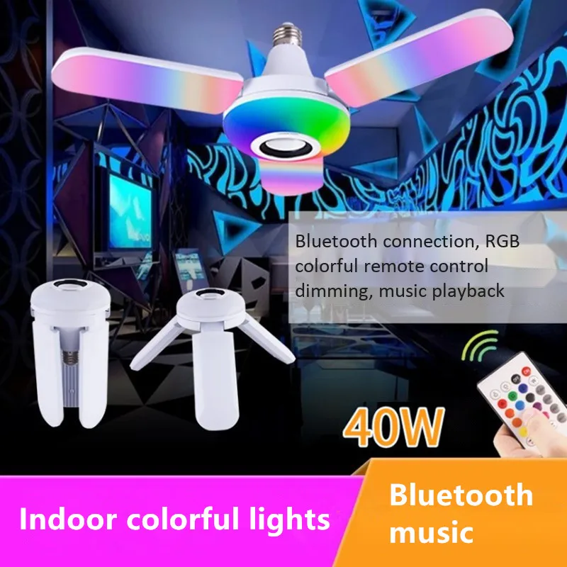 Audio Music Spotify - Музыкальная Bluetooth-лампа E27 с беспроводным аудиоплеером