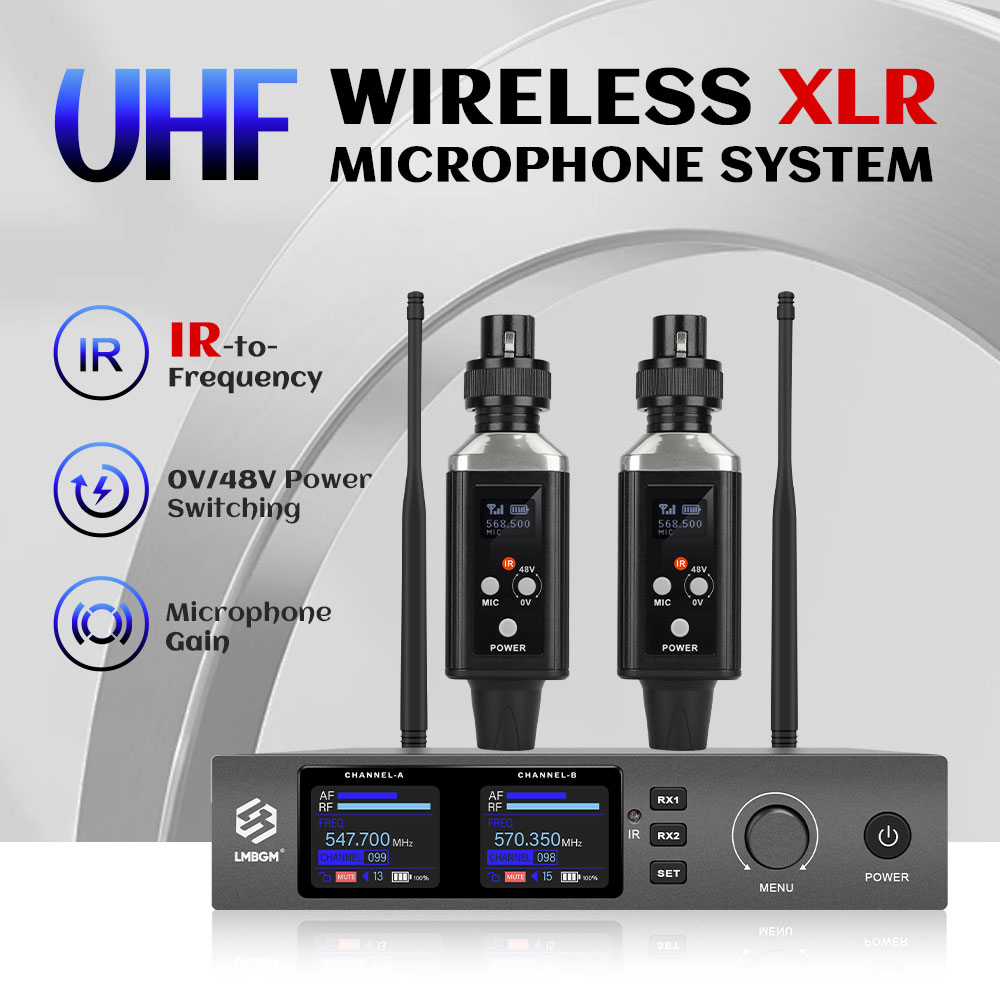 Xlr Microphone Condenser - Беспроводная UHF-система микрофонов LMBGM TR6 с