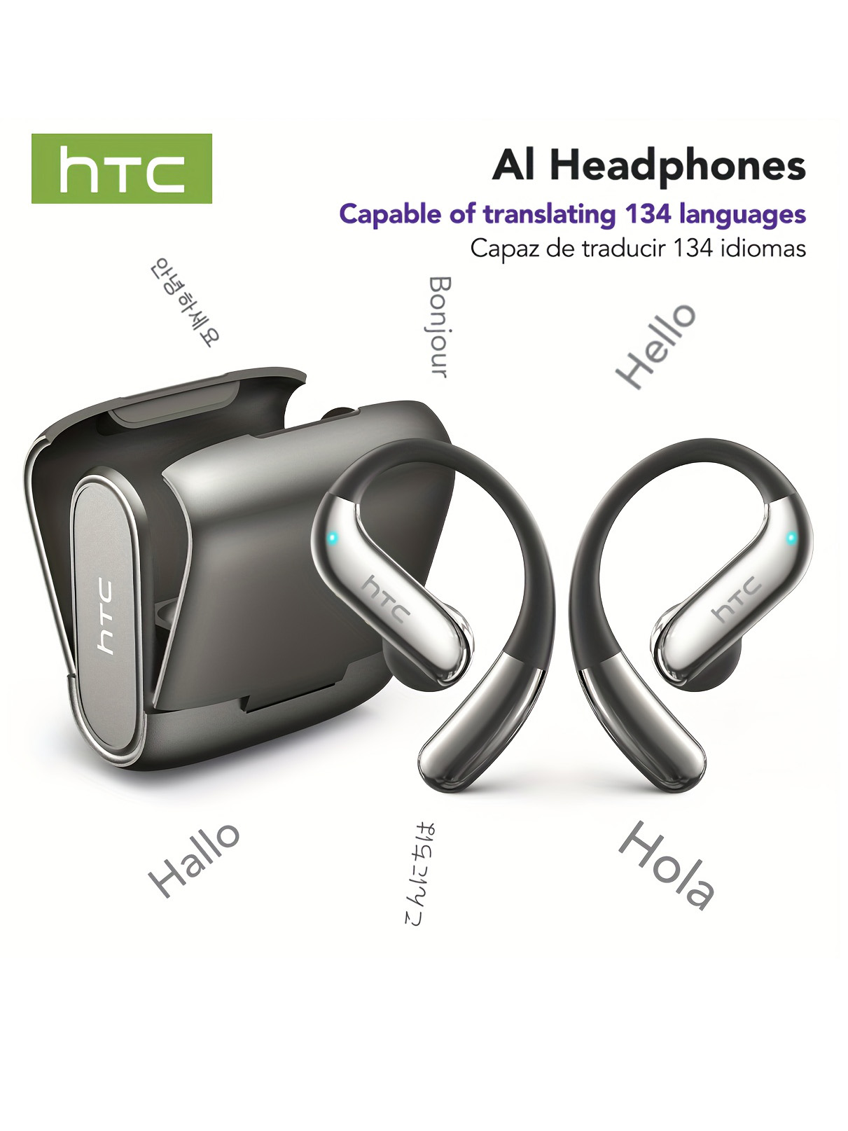 Audio And Music - Bluetooth-наушники с открытыми ушами HTC, 30-часовое
