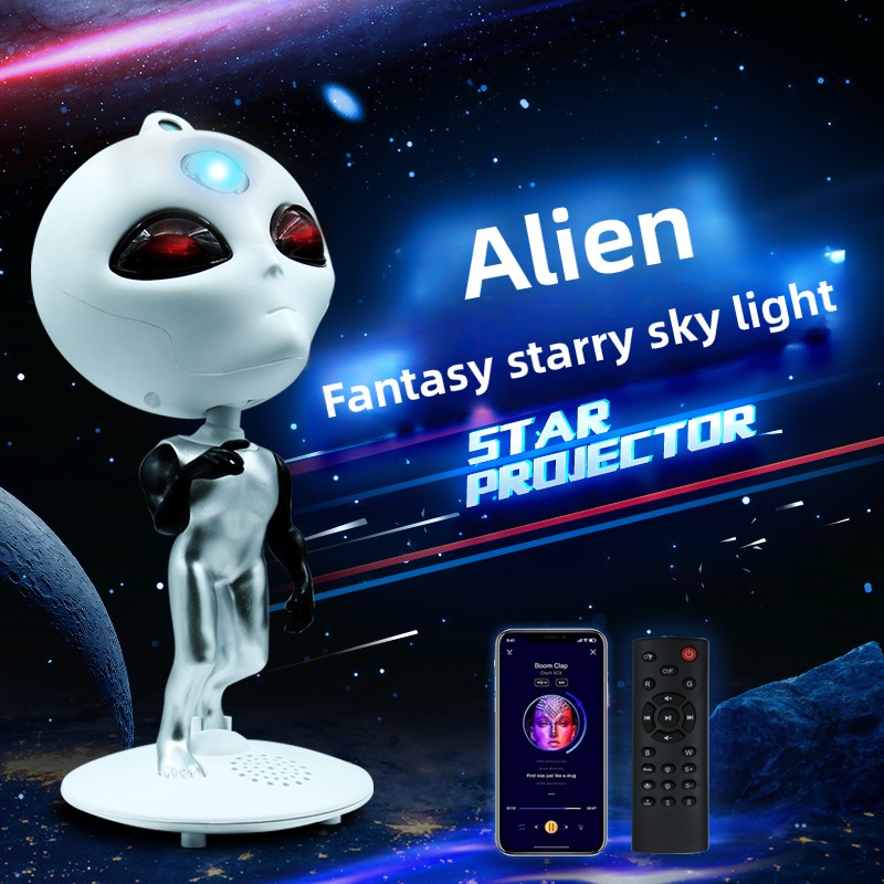 Audio Music Spotify - Проектор Alien Galaxy Star с Bluetooth-динамиком,