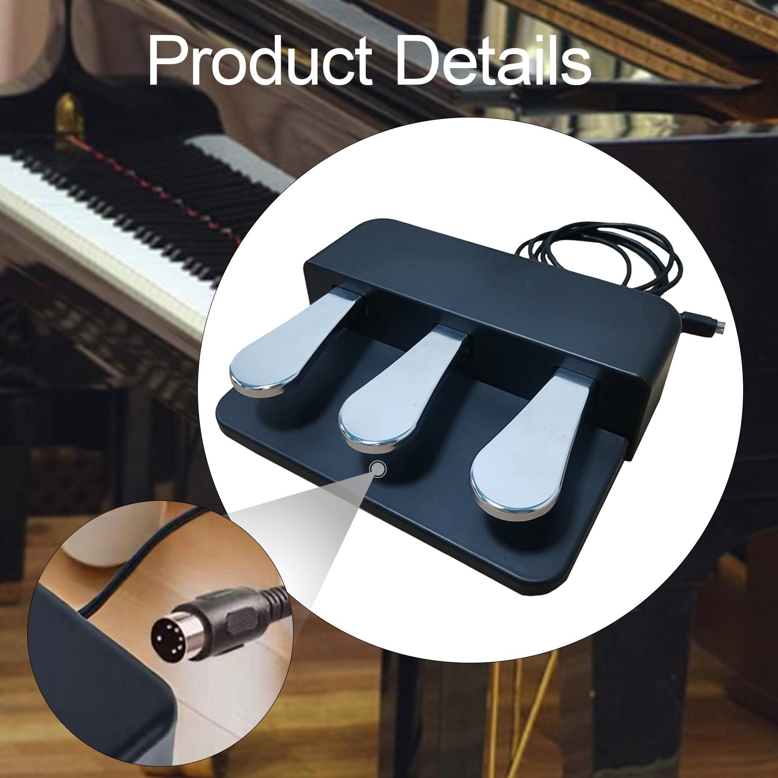 3-х педальный блок, мягкая пед – обзор и цена Piano Sustain Pedal