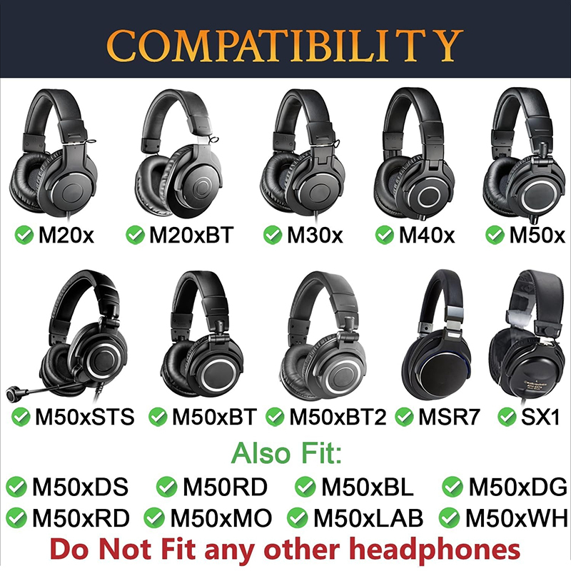 Сменные амбушюры для наушников – обзор и цена Audio Technica Headphone Ath-M50X