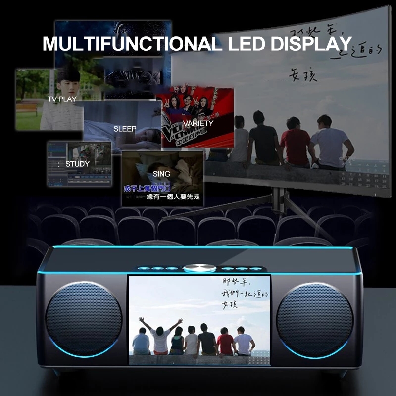 S99 портативный Caixa De Som B – обзор и цена Audio Visualizer Music Player