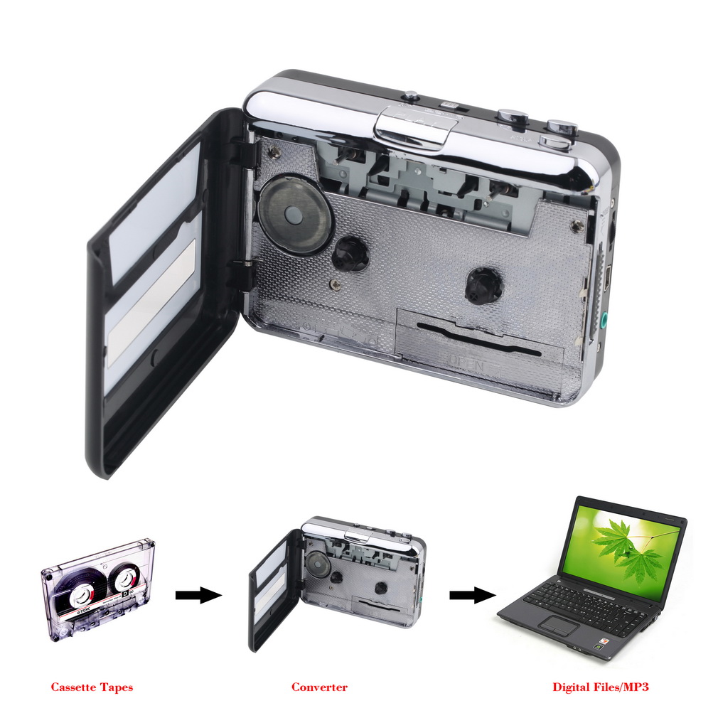 Кассетный плеер Конвертер касс – обзор и цена Audio Music Converter To Mp3