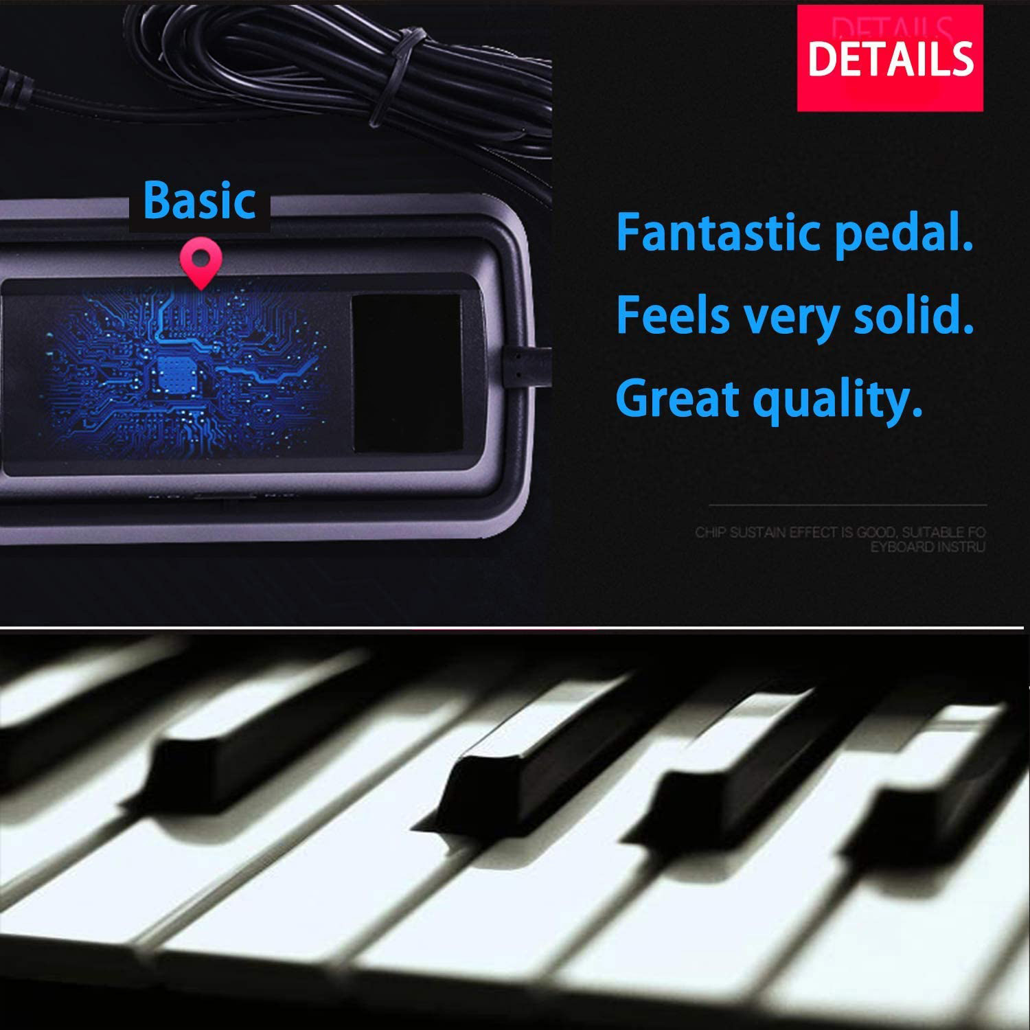 Универсальный педаль-сустейнер – обзор и цена Piano Sustain Pedal
