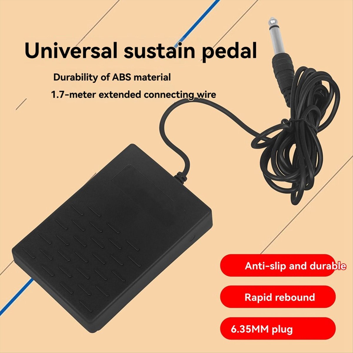 Новинка: Профессиональная педа – обзор и цена Piano Sustain Pedal