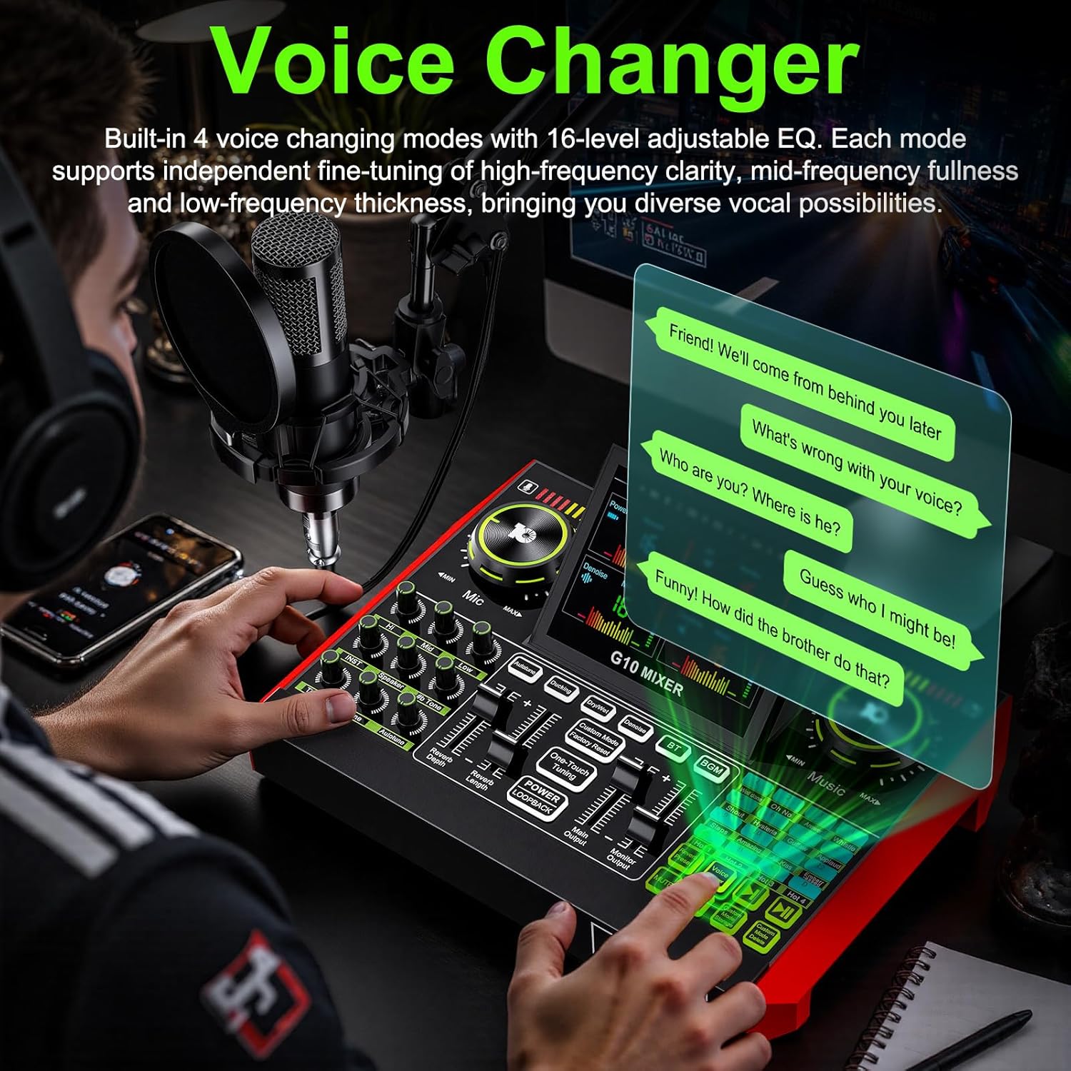 Аудиоинтерфейс Tenlamp G10 для – обзор и цена Audio Music Sound