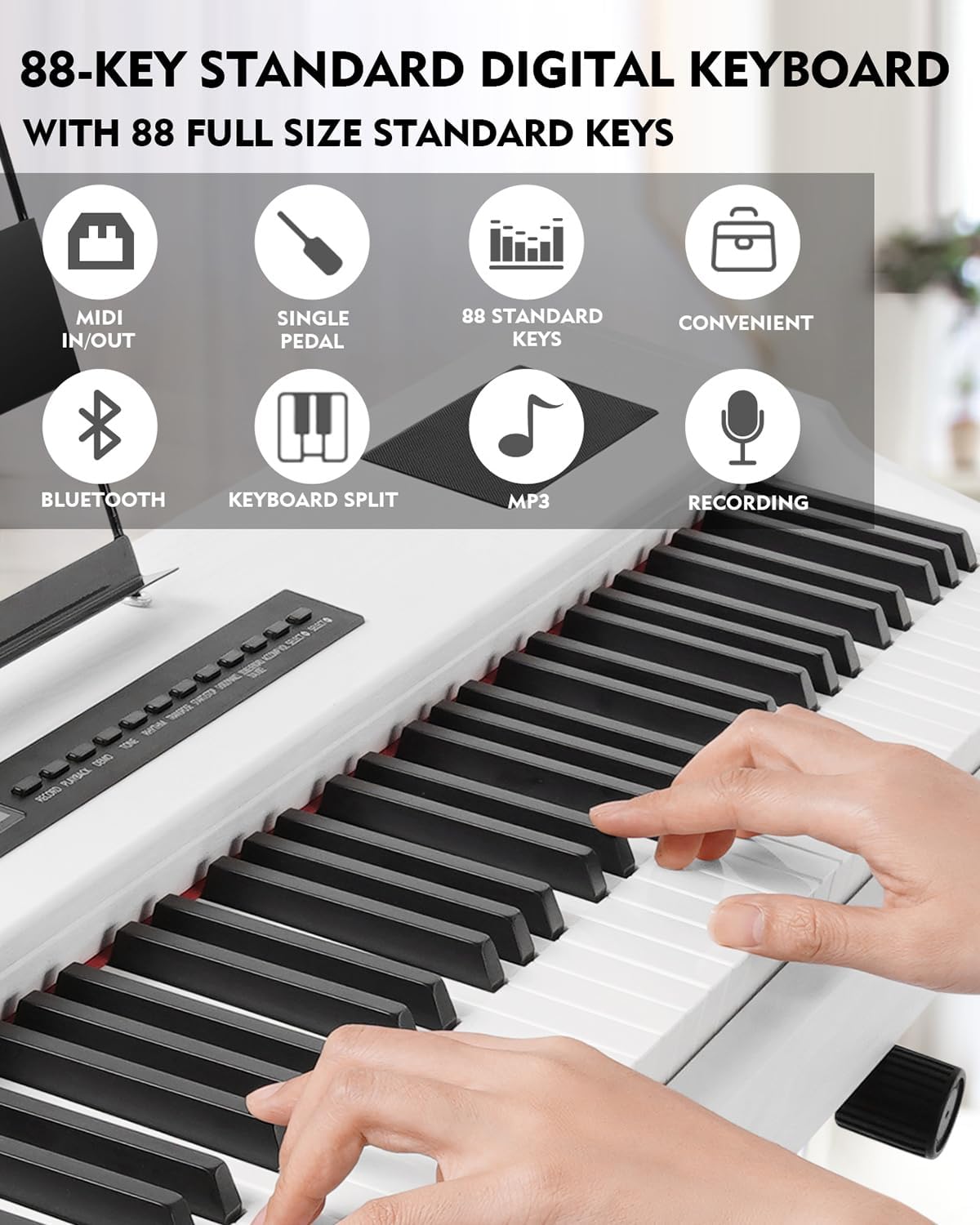 Цифровое пианино MUSTAR с 88 к – обзор и цена Piano Sustain Pedal