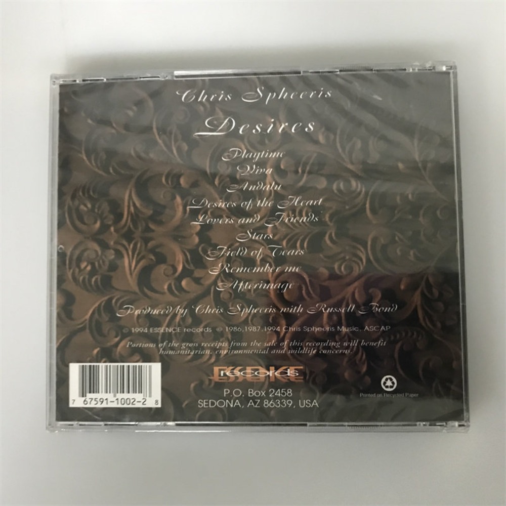 CD «Desires» Криса Спириса, му – обзор и цена Audio And Music